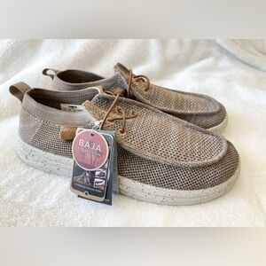 Lamo Michael Slip on Shoes Brown Lamolite Loafers Beach Yacht “Hey Dude Style”